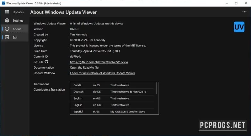 Windows Update Viewer — изображение 3