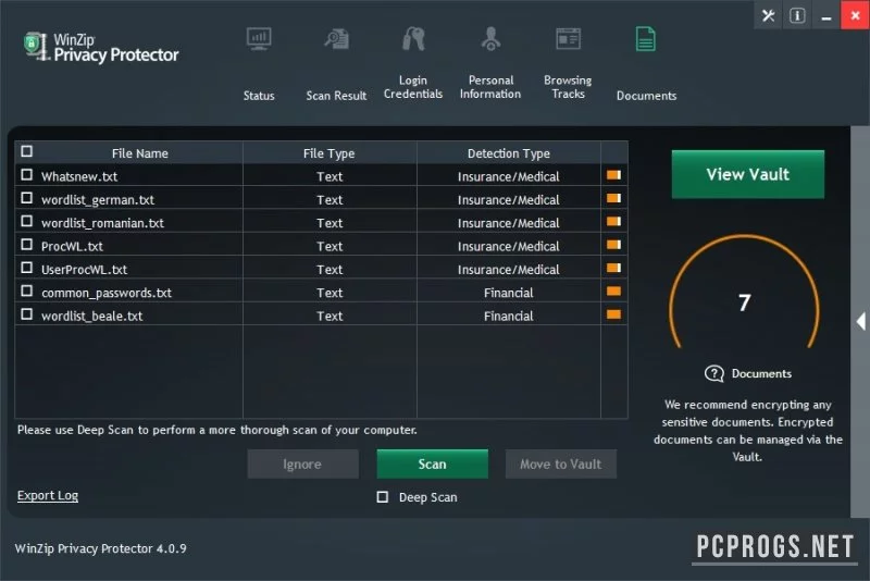 WinZip Privacy Protector — изображение 3