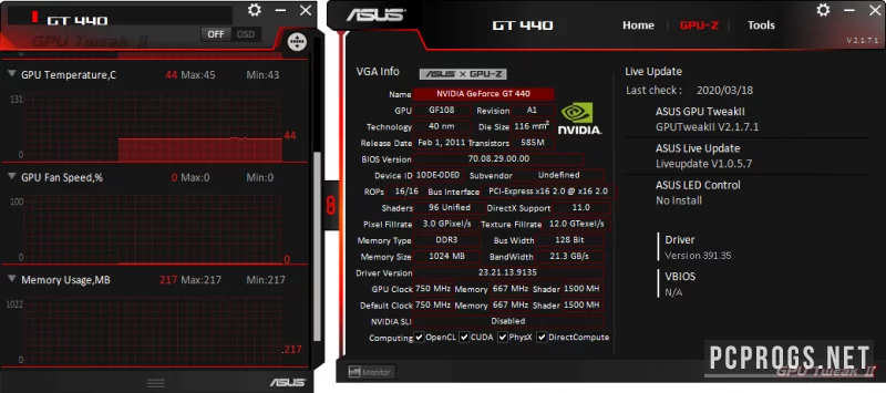 ASUS GPU Tweak — изображение 4