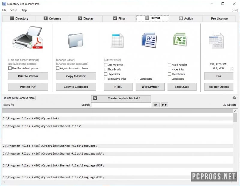 Directory List & Print — изображение 3