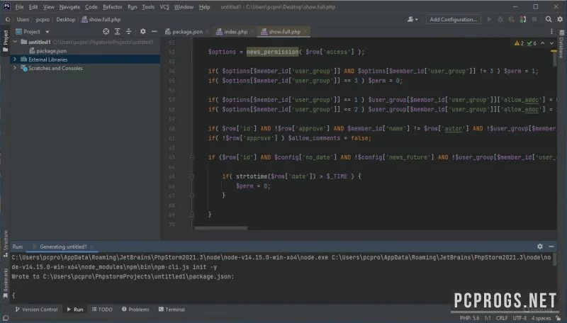 JetBrains PhpStorm — изображение 4