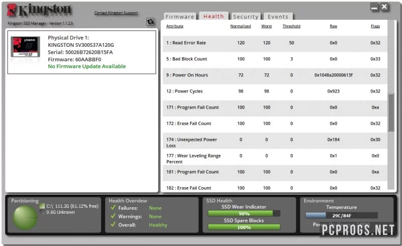 Kingston SSD Manager — изображение 3