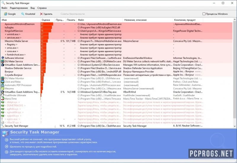 Security Task Manager — изображение 1
