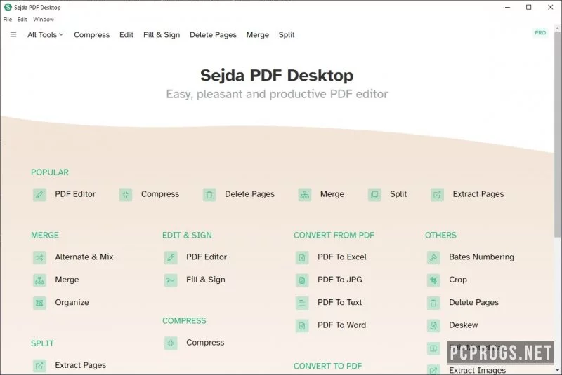 Sejda PDF Desktop — изображение 1