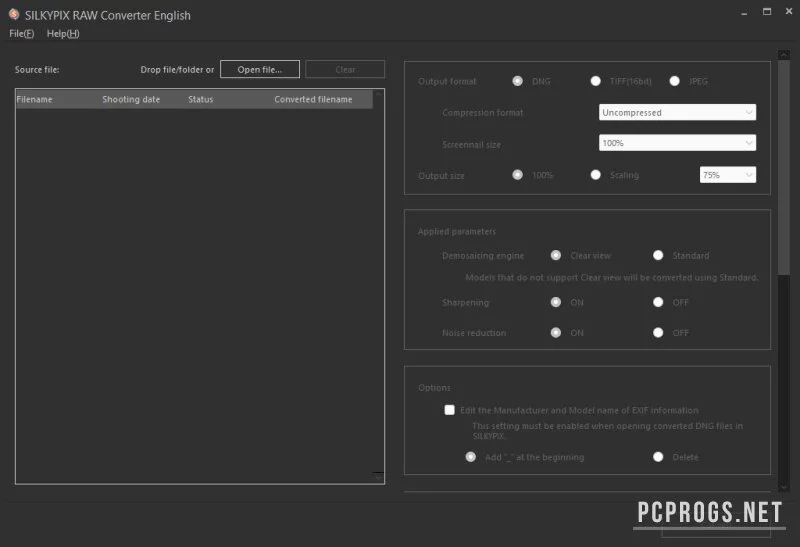 SILKYPIX RAW Converter — изображение 1