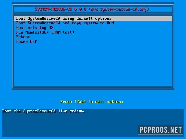 SystemRescueCd — изображение 2