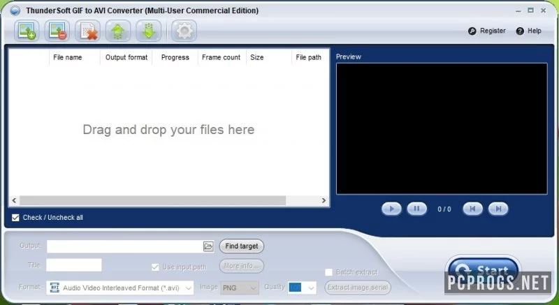 ThunderSoft GIF to AV Cruise Converter — изображение 1