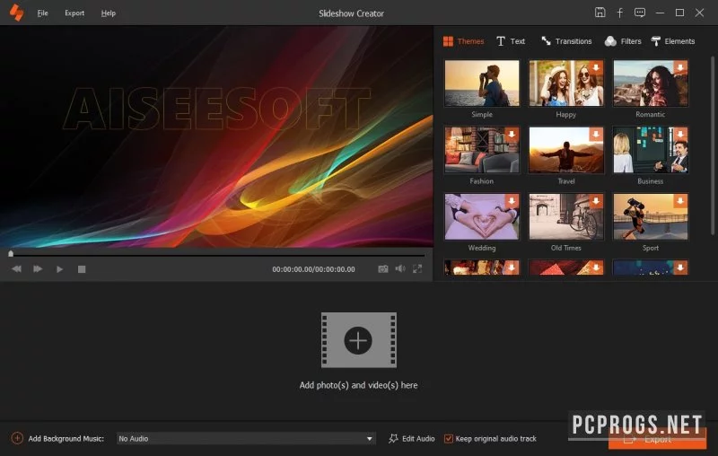 Aiseesoft Slideshow Creator — изображение 1