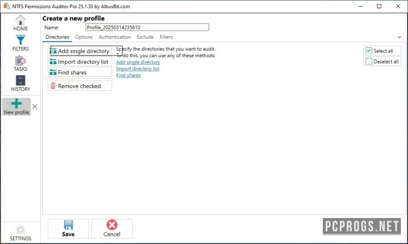 AlbusBit NTFS Permissions Auditor — изображение 1
