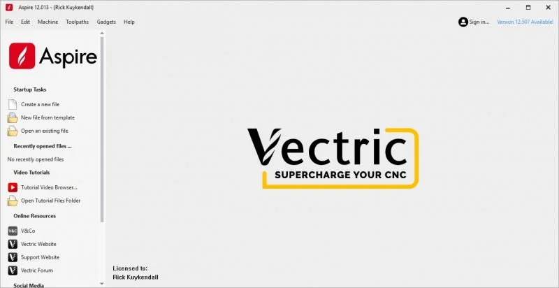 Vectric Aspire — изображение 1