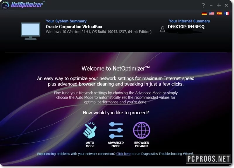 WebMinds NetOptimizer — изображение 1