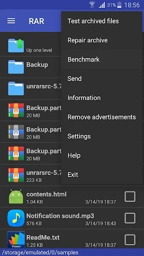 RAR for Android — изображение 5