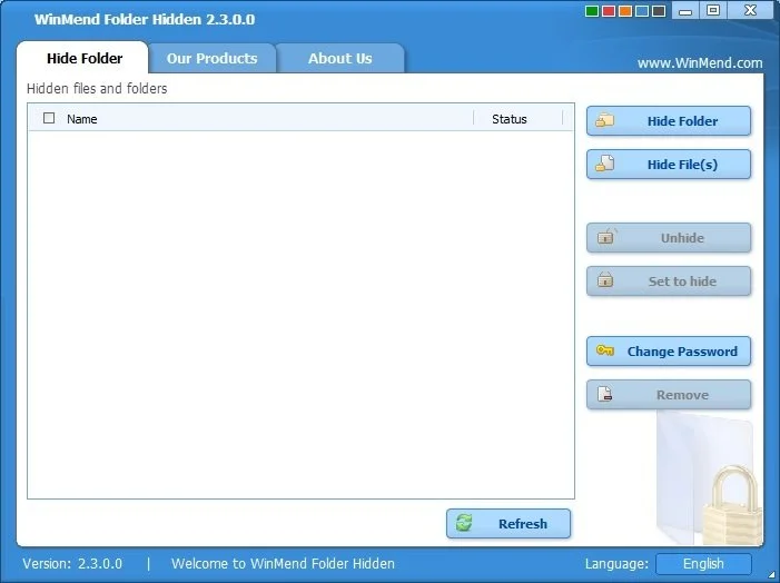 WinMend Folder Hidden — изображение 2