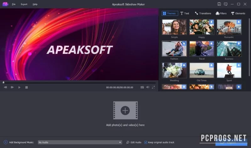 Apeaksoft Slideshow Maker — изображение 2