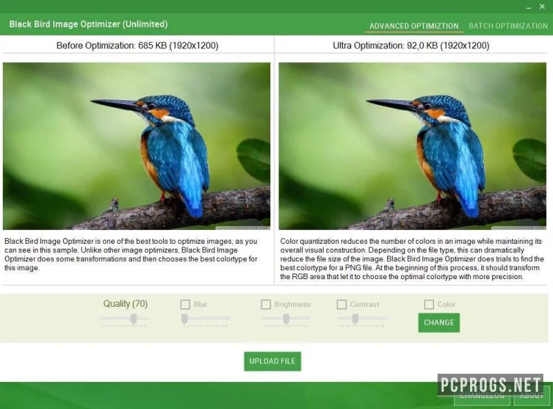 Black Bird Image Optimizer — изображение 1