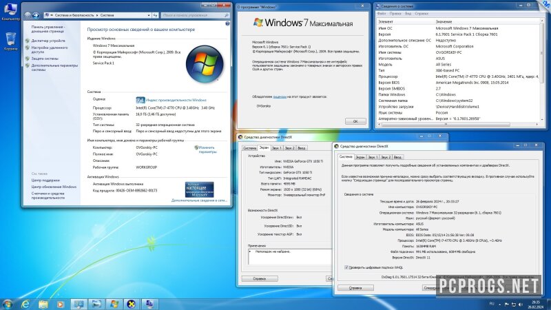 Windows 7 SP1 Original — изображение 1