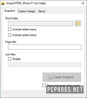 Snap2HTML — изображение 1