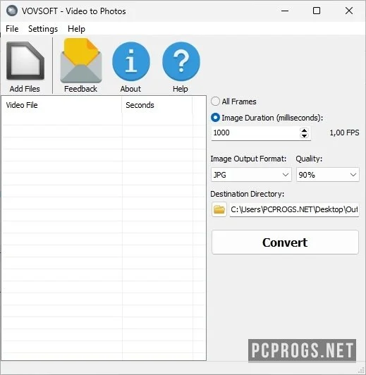 VovSoft Video to Photos — изображение 1