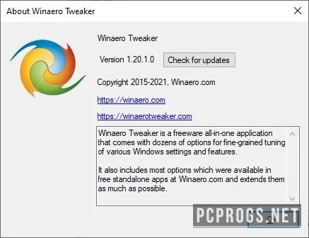 Winaero Tweaker — изображение 2