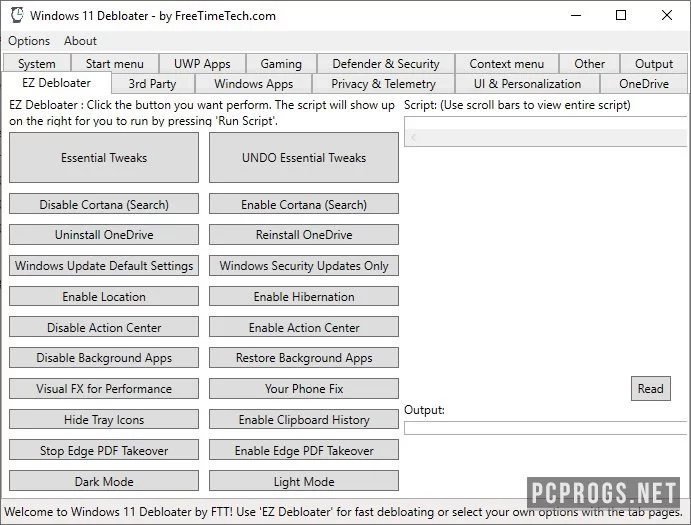 Windows 11 Debloater — изображение 1
