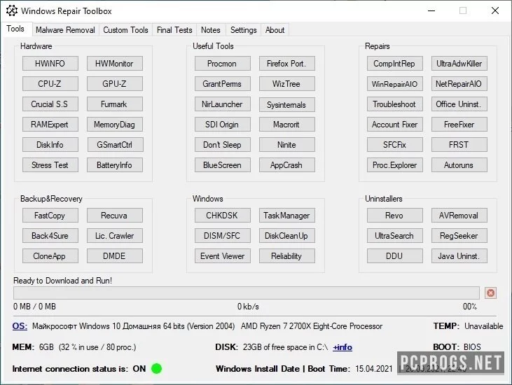 Windows Repair Toolbox — изображение 1