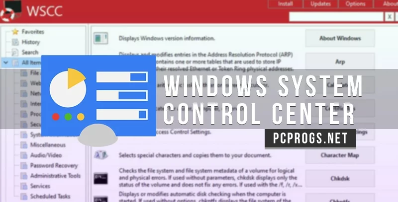 Windows System Control Center — изображение 1