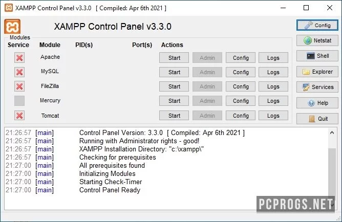 XAMPP — изображение 1